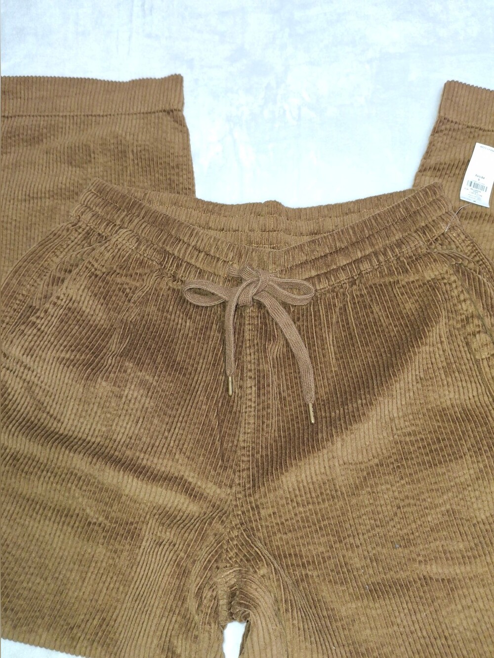 Old Navy Women's Corduroy Drawstring Pants in Brown